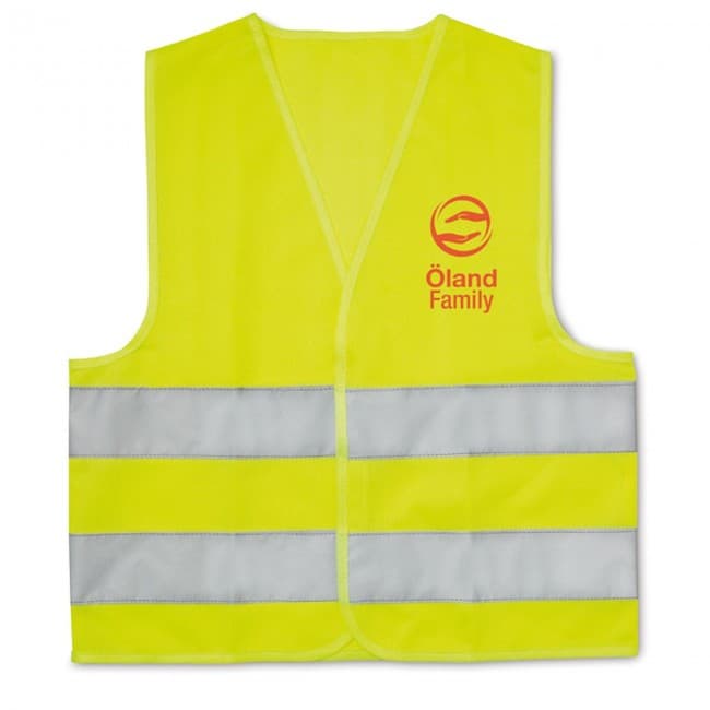 Custom Printed Children High Visibility Vest - Image 1