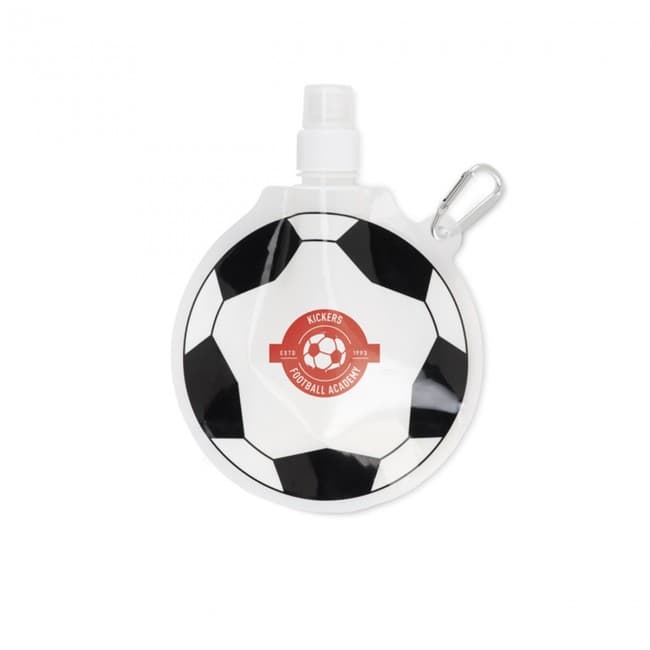 Custom Printed Football shape foldable bottle - Image 1