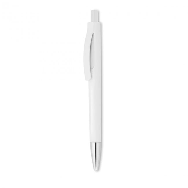 Custom Printed Push button pen with white ba - Image 4