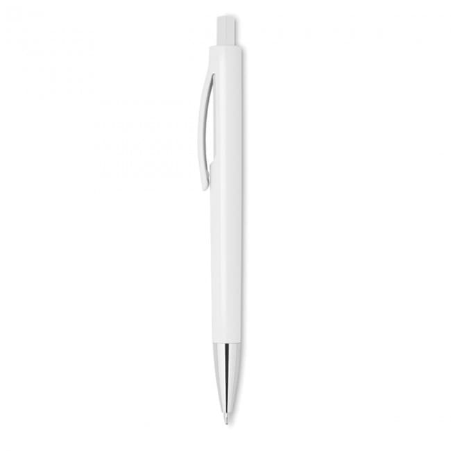 Custom Printed Push button pen with white ba - Image 3