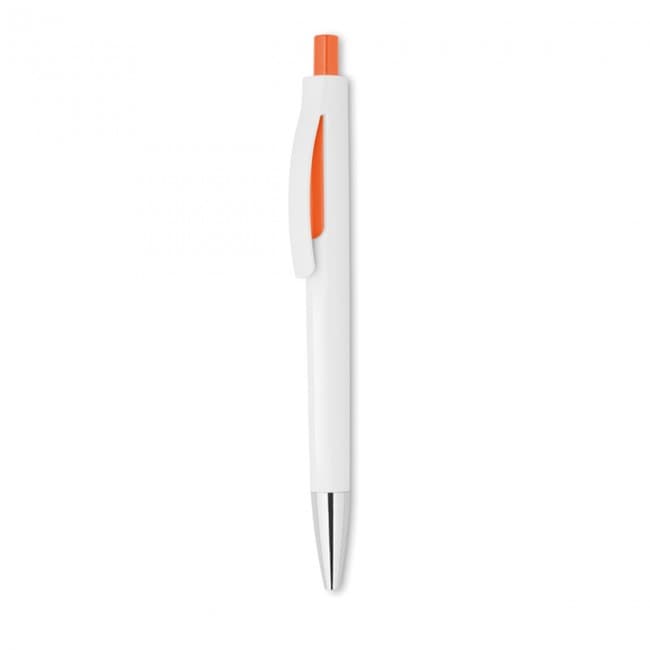 Custom Printed Push button pen with white ba - Image 2