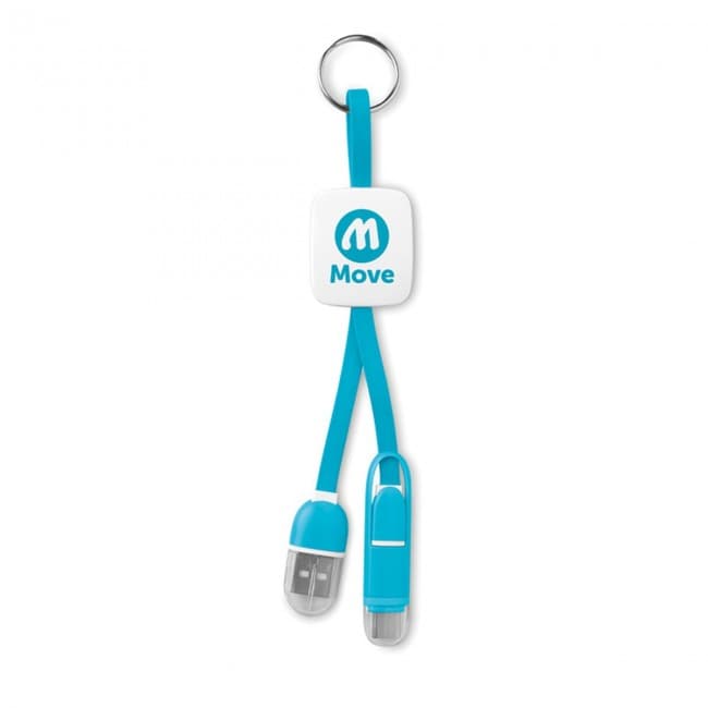 Custom Printed Keyring with USB type C plug - Image 10