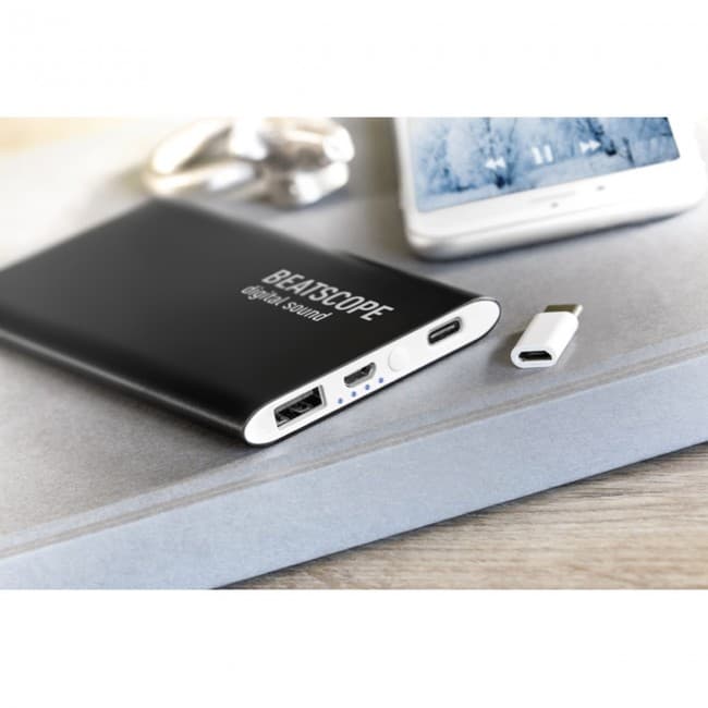 Custom Printed Power bank 4000 mAh w/ type-C - Image 4