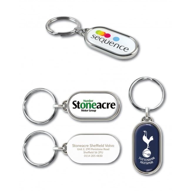 Custom Printed Capsule Keyring