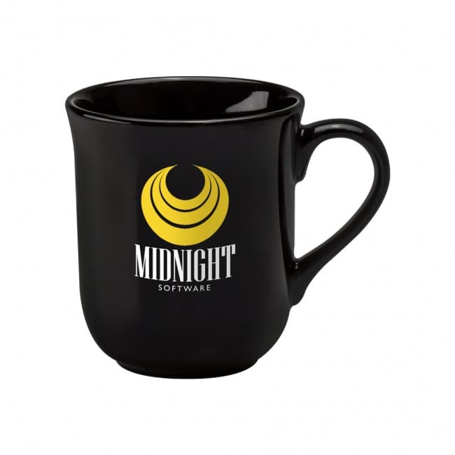 Custom Printed Bell Black Mug