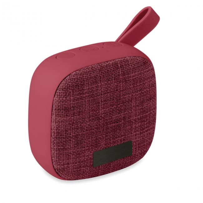 Custom Printed Square BT Speaker in fabric - Image 3