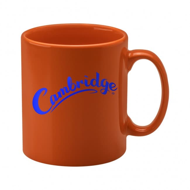 Custom Printed Cambridge Orange Mug