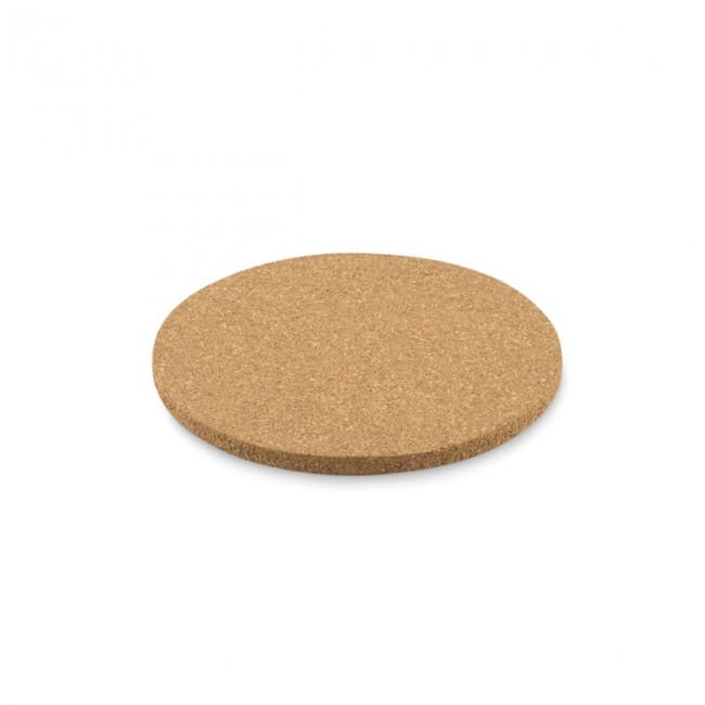 Custom Printed Round Cork Coaster - Image 1