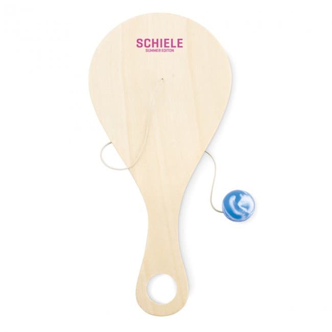 Custom Printed Wooden racket game - Image 3