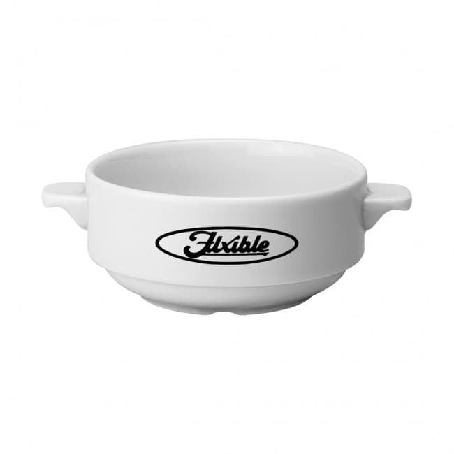 Custom Printed Lugged Soup Bowl