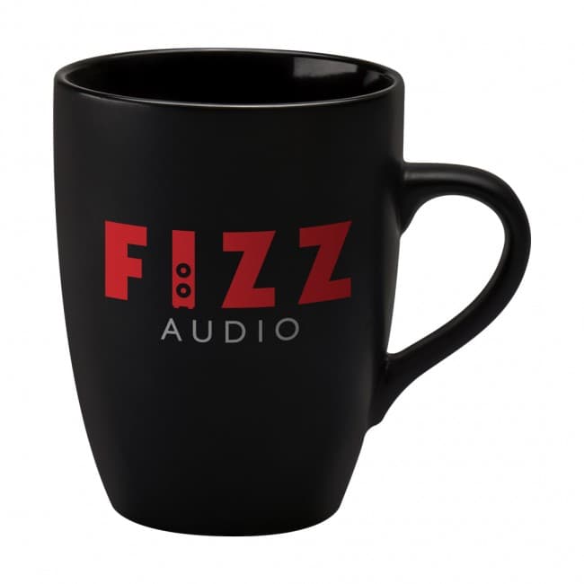 Custom Printed Marrow Matt Black Mug