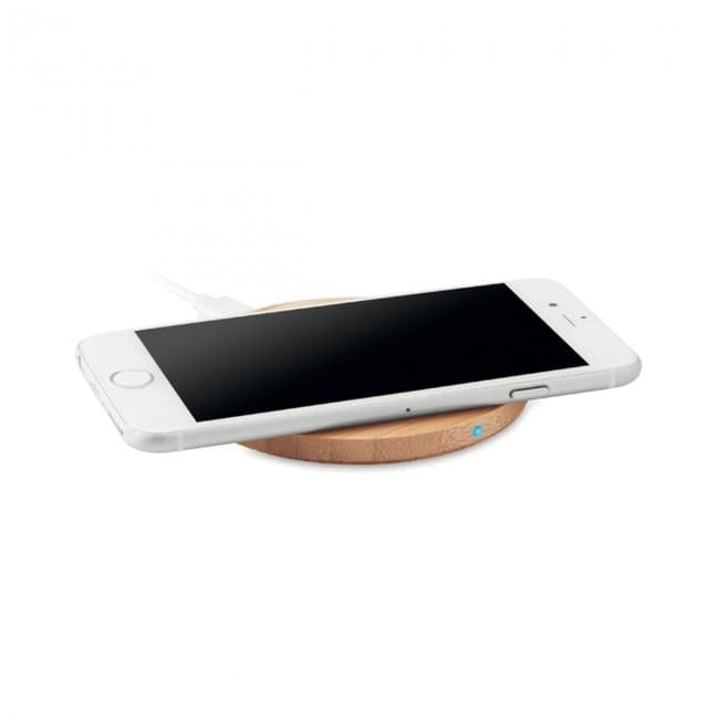 Custom Printed Wireless Charger Bamboo 5W - Image 8