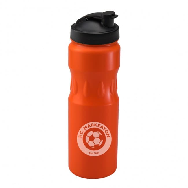 Custom Printed Teardrop Sports Orange 750ml