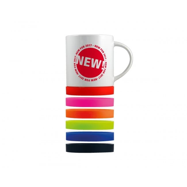 Custom Printed Colourcoat Silicon Base Mug