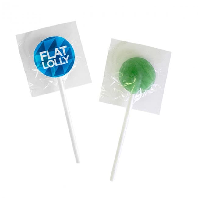 Custom Printed Flat Lollipop With Label - Image 3