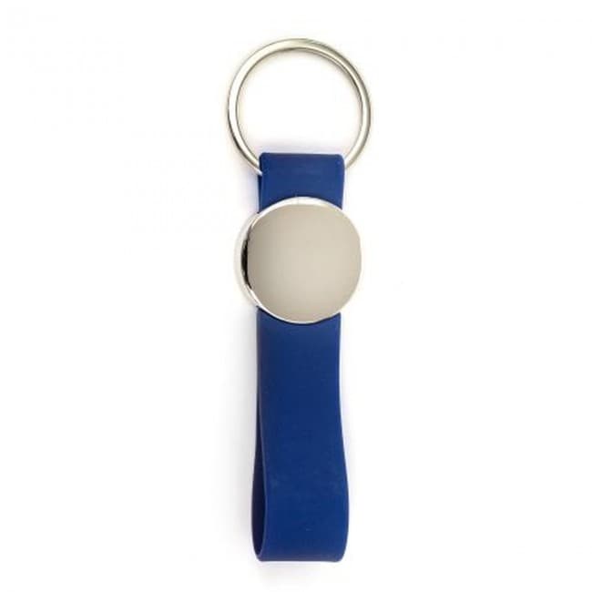 Custom Printed Metal Keyring with Silicone Loop - Image 4