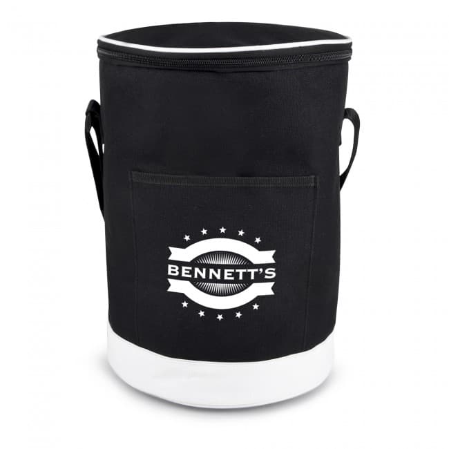 Custom Printed Cylinder Polyester Cooler Bag - Image 1