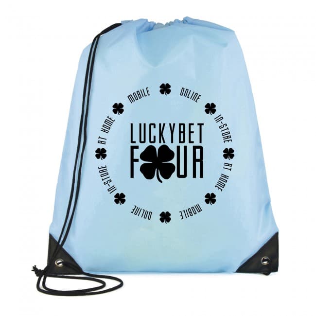 Custom Printed Promotional Pegasus Drawstring Bag - Image 7