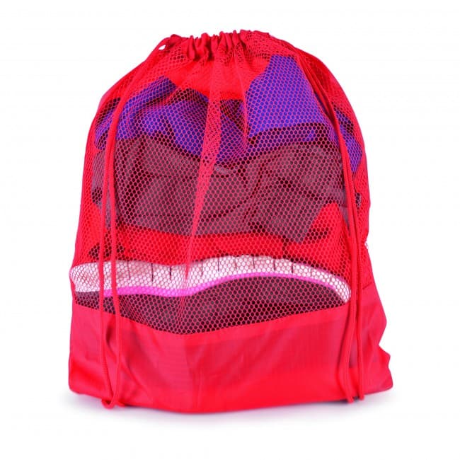 Custom Printed Silvester Mesh Drawstring Bag - Image 2