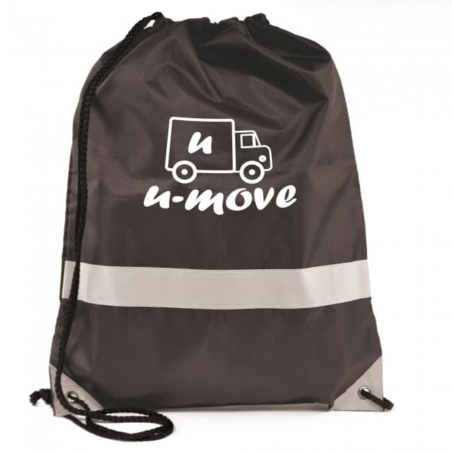 Custom Printed Celsius Reflective Drawstring Bag - Image 4