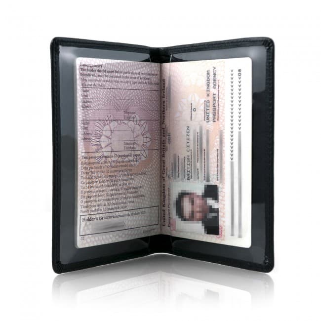 Custom Printed Kastra PU Passport Holder - Image 2