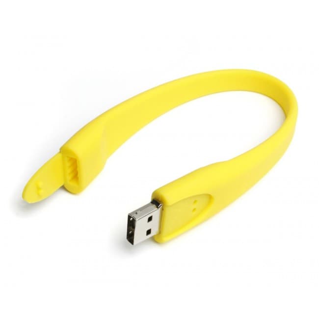 Custom Printed Wristband 2 USB FlashDrive