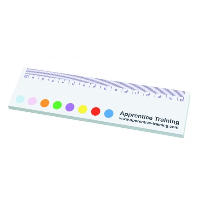 Custom Printed Sticky-Smart Ruler Notes