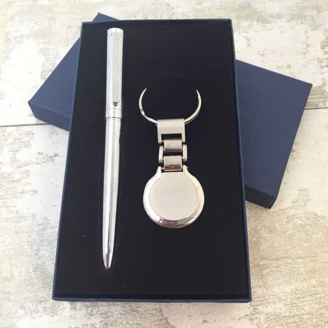 Custom Printed Gift Set - Pen & Keyring