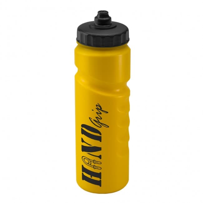 Custom Printed Finger Grip 750ml Yellow