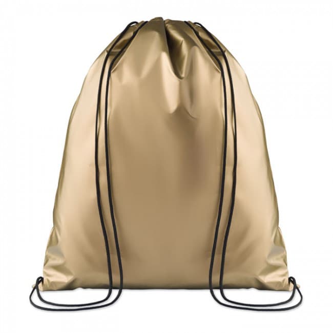 Custom Printed Drawstring bag shiny coating - Image 1