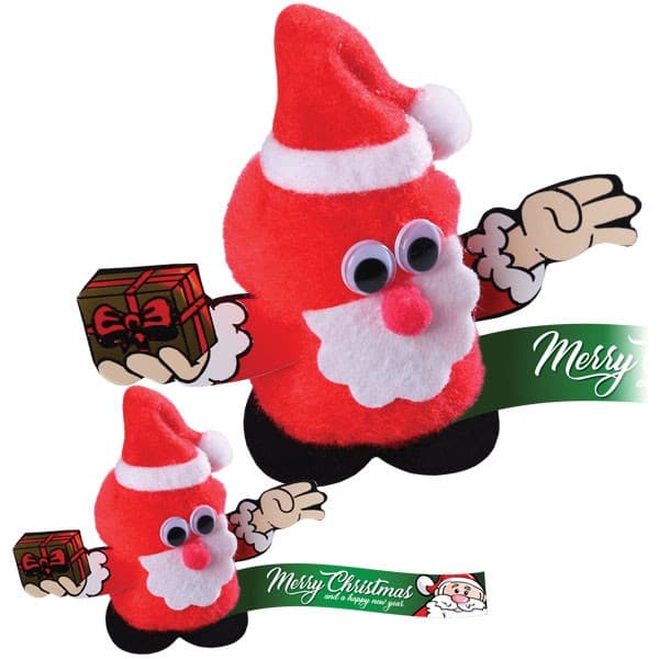 Custom Printed Large Santa & Parcel Logobug