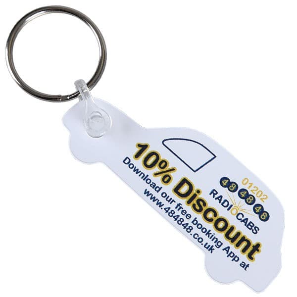 Custom Printed Flexible Plastic Keyring - Image 3