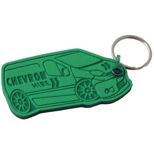 Custom Printed Embossed Foam Keyrings - Image 2