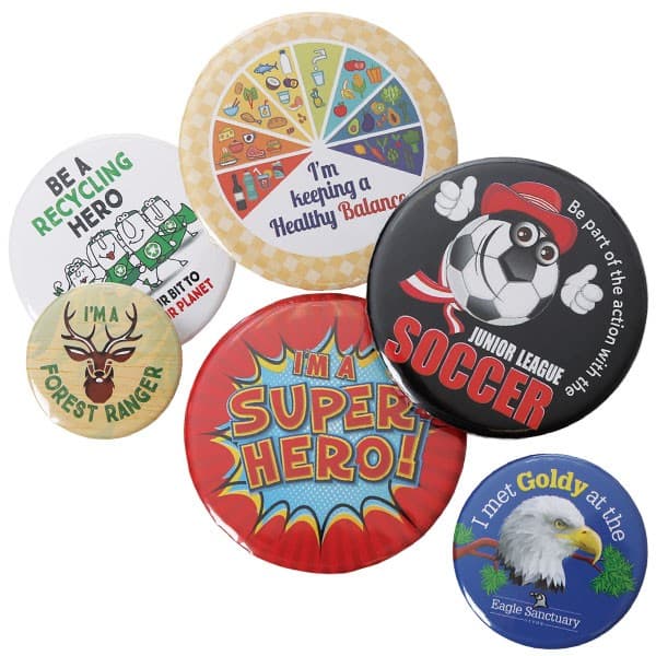 Custom Printed Button Badges