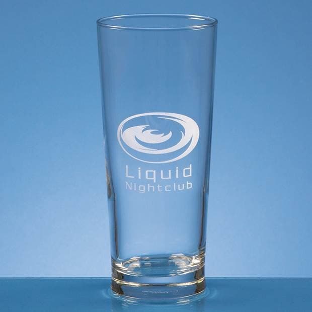 Custom Printed 0.58ltr Straight Sided Beer Glass