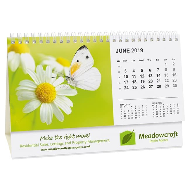 Custom Printed Smart-Calendar Panorama Easel