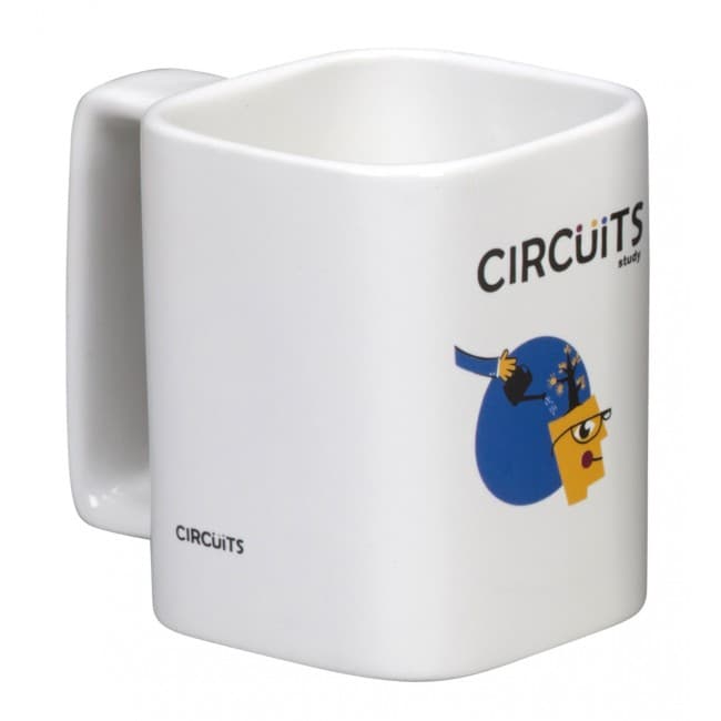 Custom Printed Square Earthenware Mug