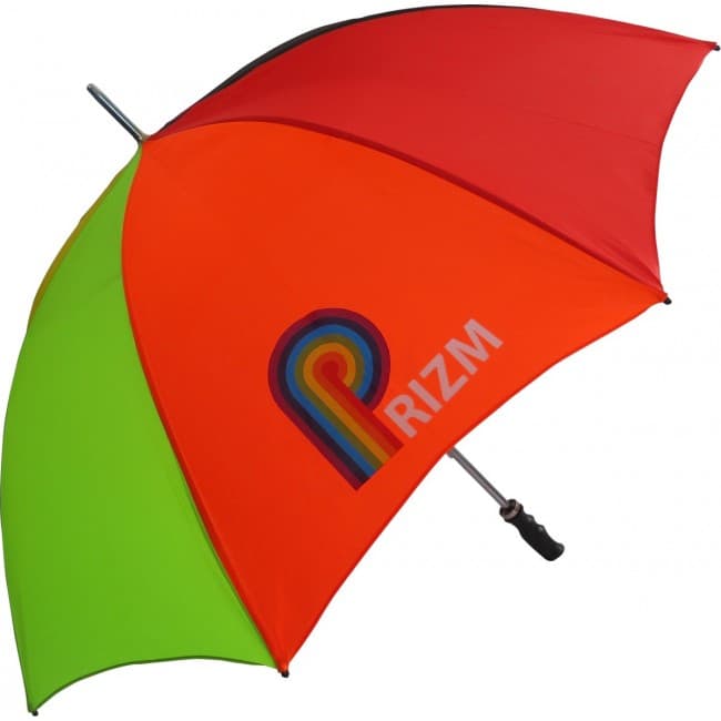 Custom Printed Bedford Silver Umbrella - Image 1