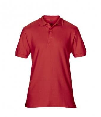 Custom Printed Gildan Premium Cotton® Double Piqué Polo Shirt - Image 3