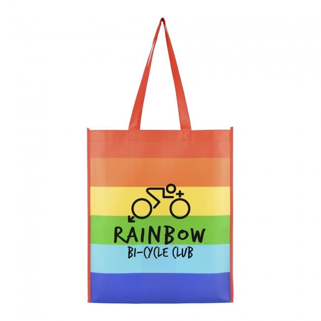 Custom Printed Rainbow Eco-Friendly Shopper