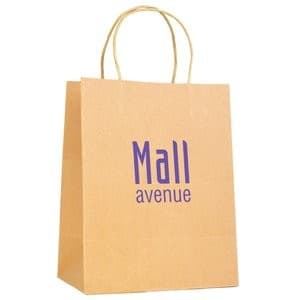 Custom Printed Brunswick Natural Medium Paper Bag