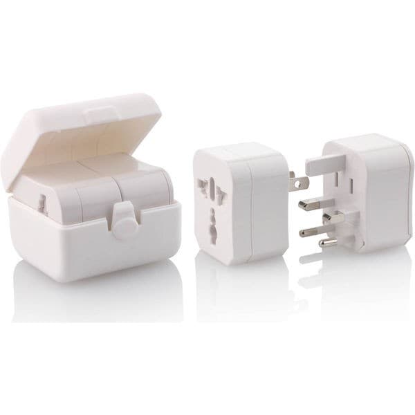 Custom Printed Travel Adaptor in presentation case (Full Colour)