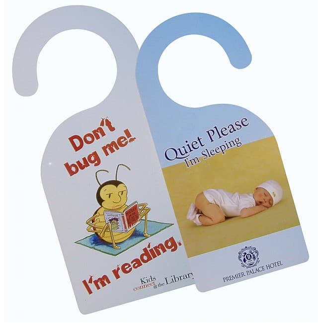 Custom Printed Plastic Door Hangers