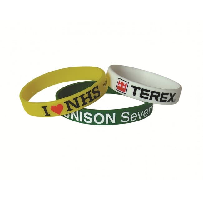 Custom Printed Printed Silicone Wristbands