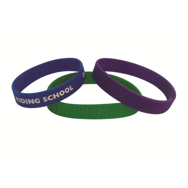 Custom Printed Embossed Silicone Wristbands