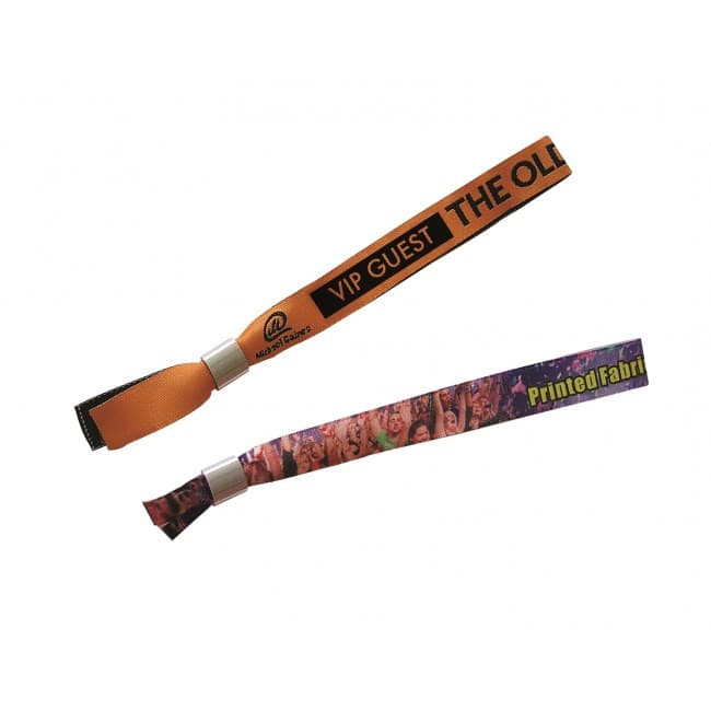 Custom Printed Fabric Event Wristbands