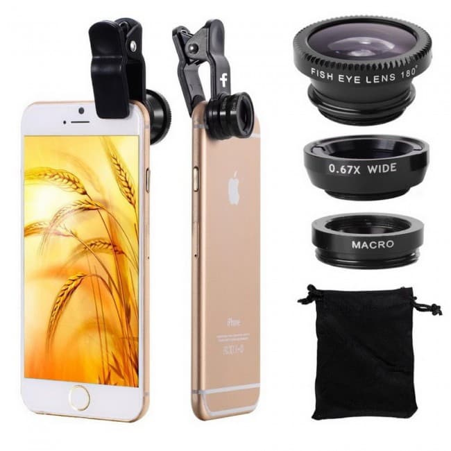 Custom Printed Phone Camera Lens Set