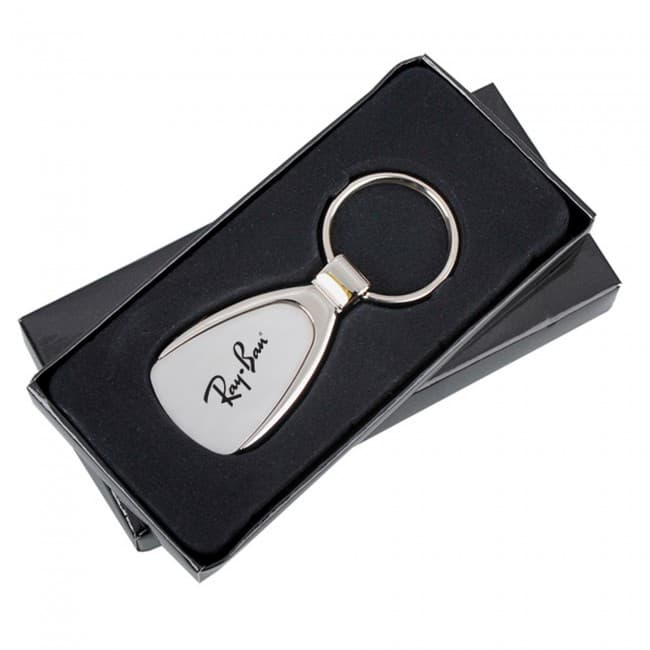 Custom Printed Teardrop Executive Keyring