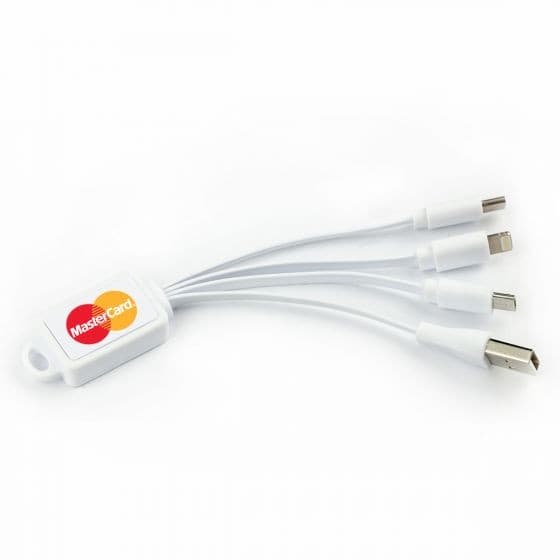 Custom Printed Promotional 3-in-1 Cable