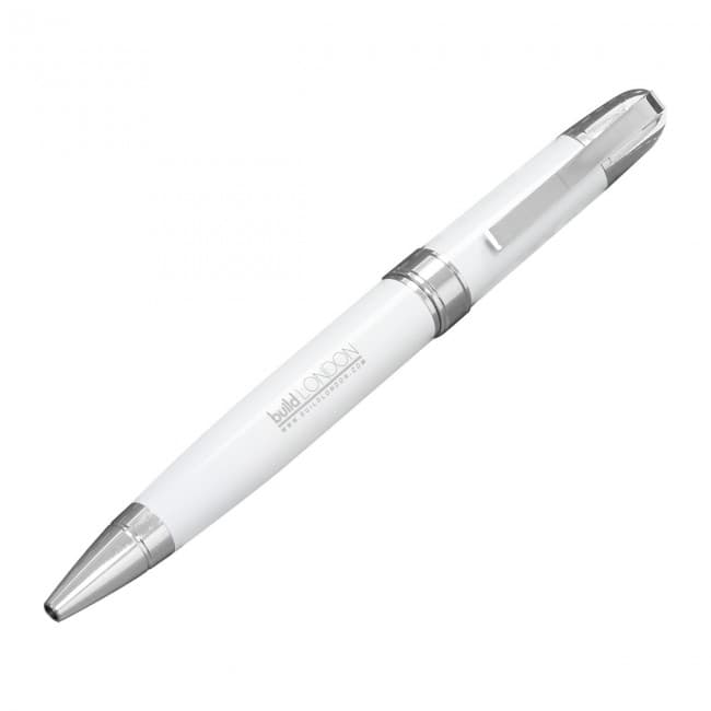 Custom Printed Oxford White Ballpen